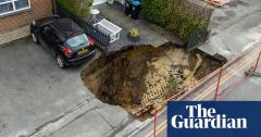 Sinkholes Water Sand Sinkhole Godstone East England